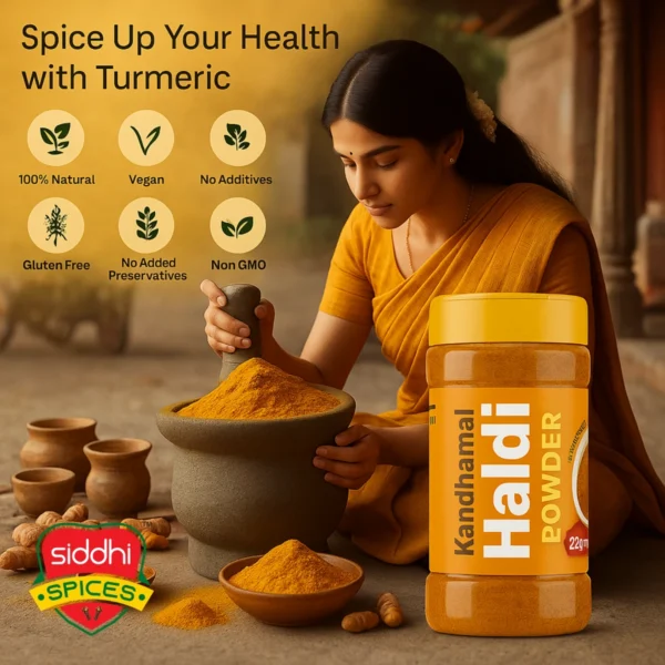Organic Kandhamal Turmeric Powder - 200gm