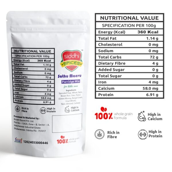 Organic Chana Sattu Powder – Protein-Rich, Gluten-Free Superfood - 500gm